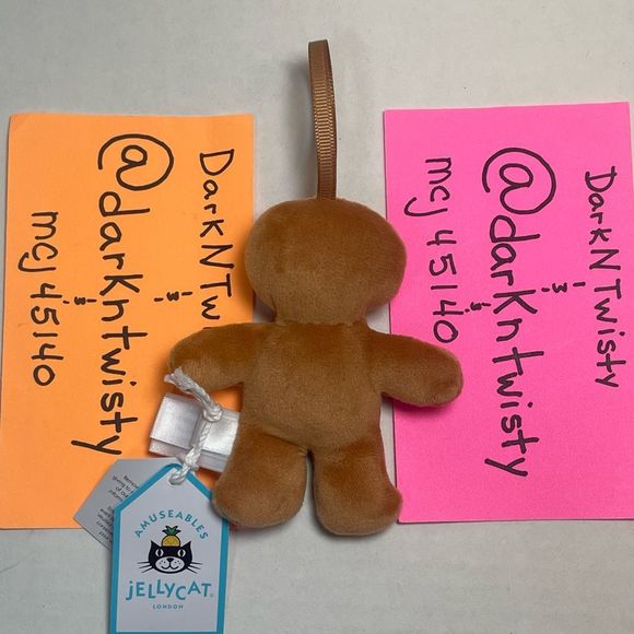 BNWT JELLYCAT FESTIVE FOLLY GINGERBREAD FRED(only) - Picture 2 of 8